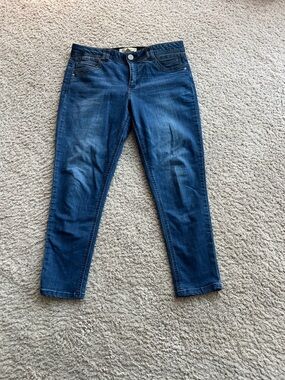 Democracy AB technology   Women's Dark Blue Stretch Jeans size 12